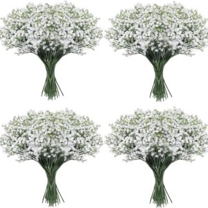 30-Piece Synthetic Child’s Breath Flowers – Actual Contact Gypsophila for Wedding ceremony, Get together, and Dwelling Backyard Décor